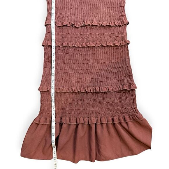 Altar’d State Ruched Ruffle Mini Dress NWT - Picture 6 of 8